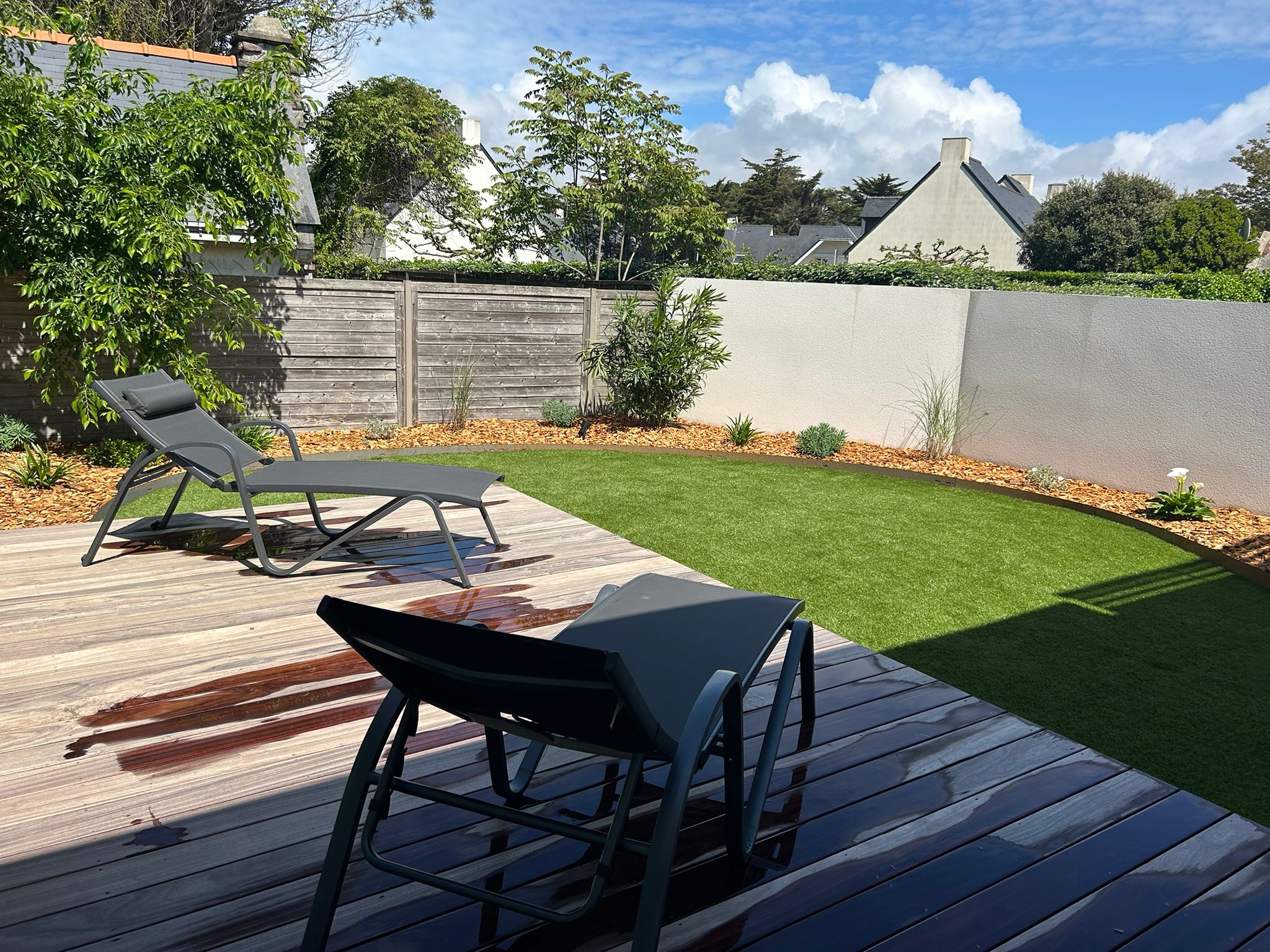 Terrasse arrière, second angle